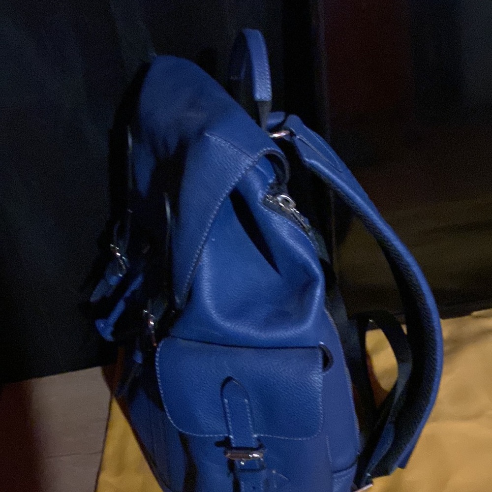 Unisex blue authentic coach backpack worn maybe twice - Picture 5 of 7